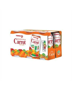 POKKA CARROT FRUIT JUICE (GOLD) (SLEEK CAN 300ML X 6S X 4)- Carton