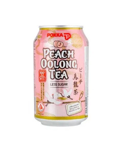 POKKA PEACH OOLONG TEA 12S 300ML (SLEEK CAN)- Carton