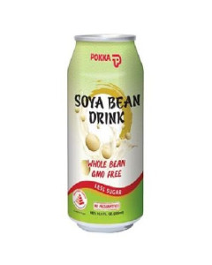 POKKA  SOYA BEAN (SLEEK CAN 300ML X 24)  - Carton