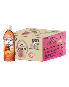 POKKA ICE LYCHEE TEA (LOCAL)(500ML X 24)- Carton