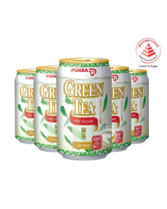 POKKA JASMINE GREEN TEA (NO SUGAR) (SLEEK CAN 300ML X 24)  - Carton