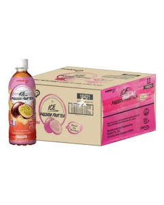 POKKA ICE PASSION FRUIT TEA ZERO SUGAR (500ML x 24)- Carton