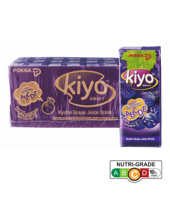 POKKA KIYO KYOHO GRAPE JUICE DRINK LESS SUGAR (320ML X 24BTL)- Carton