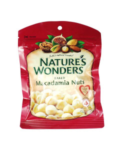NATURE’S WONDER BAKEDMACADAMIAS 70G 60 PACKETS-Carton