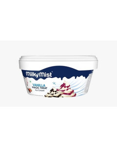 Milky Mist Ice Cream Vanilla Plastic Tub 4LTR-Packs