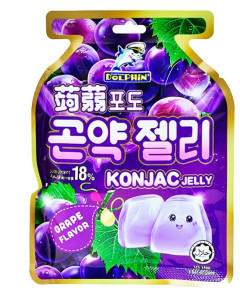 Captain Dolphin Grape Konjac Jelly 20G-Carton