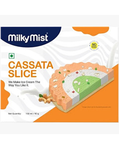 Milky Mist Ice Cream Cassatta Slice 8x150ML-Carton