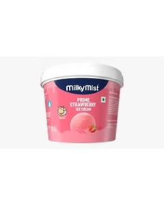 Milky Mist Ice Cream Strawberry Round Tub 16x100ML-Carton