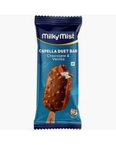 Milky Mist Ice Cream Bar Duet Vanilla & Chocolate 20x80ML-Carton