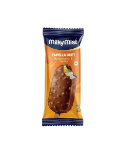 Milky Mist Ice Cream Bar Duet Vanilla & Butterscotch 20x80ML-Carton