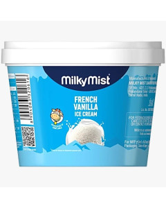 Milky Mist Ice Cream Vanilla Round Tub 16x100ML-Carton