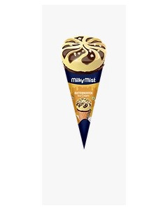 Milky Mist Ice Cream Cone Butter Scotch 20x120ML-Carton