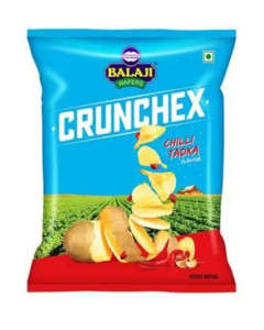 Balaji Wafers Crunchex - Chilli Tadka - Carton