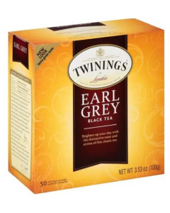 Twinings Earl Grey Tea 50's - Carton