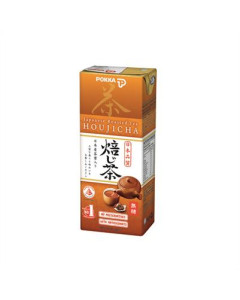 Pokka Houjicha Green Tea No Sugar Tetrapack - Carton