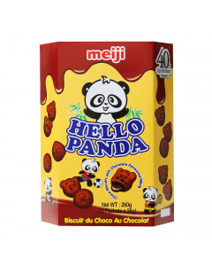 Meiji Hello Panda Double Chocolate Biscuits - Case