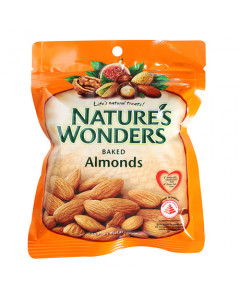 Nature's Wonders Baked Nuts Almonds - Case