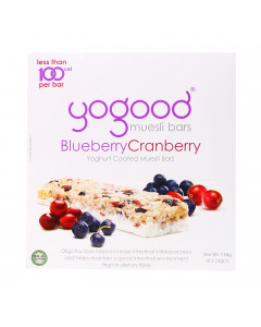 Yogood Blueberry Cranberry Muesli Bars - Carton (Free 1 Carton for every 10 cartons ordered)