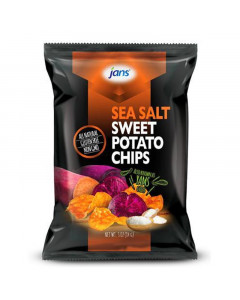 Jans Sea Salt Sweet Potato Chips - Case