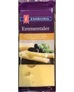 Emborg Sliced Emmentaler 45% - Carton
