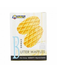 Julie's Butter Waffles 100g - Carton