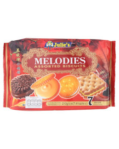 Julie's Melodies Assorted Biscuits 210g - Case