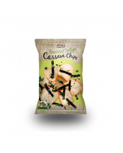 Little Keefy Cassava Chips Seaweed Delight Flavour - Carton