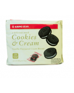 Khong Guan Cookies And Cream (Vanilla Flavour) - Carton