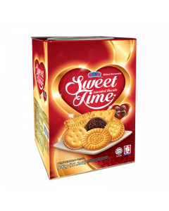 Kerk Sweet Time Assorted Biscuits, Tin - Carton