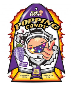 Little Keefy Popping Pastilles Grape Flavour - Carton