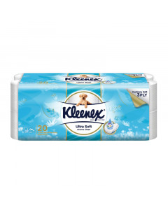 Kleenex 3-Ply Ultra Soft Aroma Toilet Rolls 20 x 190's - Carton