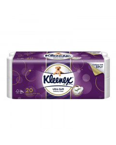 Kleenex 3-Ply Ultra Soft Toilet Rolls 20 x 200's - Carton