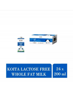 Koita Lactose Free Whole Fat Milk Added Vitamin D - Carton