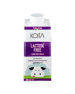 Koita Lactose Free Low-Fat Milk Added Vitamin D - Carton