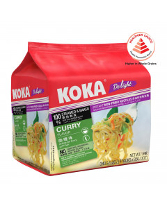 Koka Delight NO MSG Curry Flavour Instant Noodles - Case