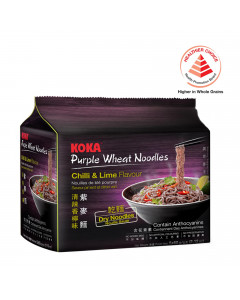 Koka Purple NO MSG Chilli & Lime Flavour Instant Noodles - Case