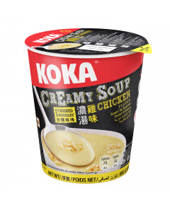 Koka Creamy Soup NO MSG Chicken Flavour Instant Noodles - Case