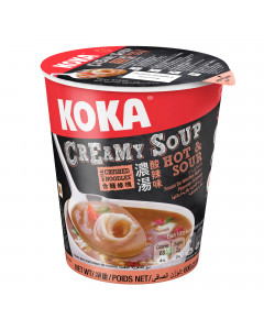 Koka Creamy Soup NO MSG Hot & Sour Flavour Instant Noodles - Case