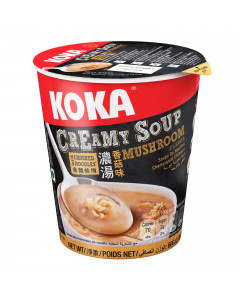 Koka Creamy Soup NO MSG Mushroom Flavour Instant Noodles - Case