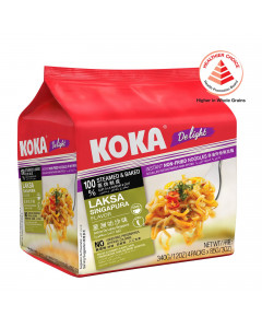 Koka Delight NO MSG laksa Singapura Flavour Instant Noodles - Case