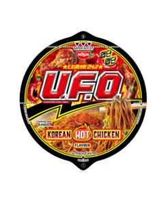 Nissin UFO Fried Ramen Korean Hot Chicken Instant Noodles - Carton