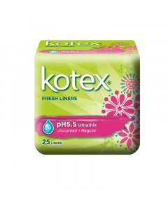 Kotex Freshliners pH 5.5 Ultrathin 25s Pads - Case