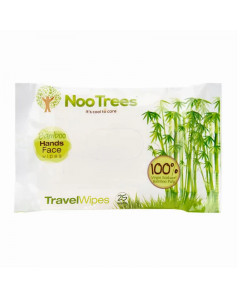 NooTrees Bamboo Hand Face Travel Wet Wipes 25s - Carton