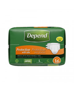 Depend Protect Tape - Large Adult Diaper - Case