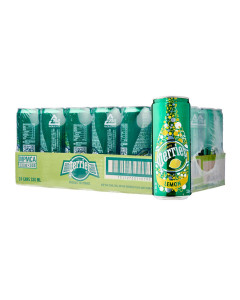 PERRIER SPARKLING MINERAL WATER LEMON CAN - Case