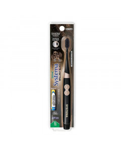 Systema Sonic Brilliant Black Toothbrush - Case