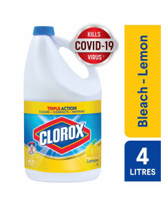 Clorox Liquid Bleach - Lemon 4L - Case