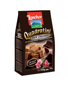 Loacker Quadratini Mini Dark Choco - Case