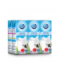 Dutch Lady Pure Farm UHT Milk - LOW FAT - Carton