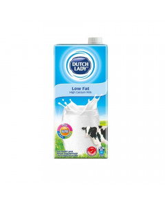 Dutch Lady Pure Farm UHT Low-Fat Milk - Carton (Buy 10 Cartons + 1 FOC)